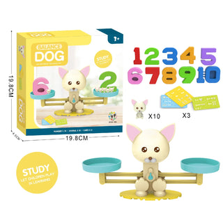 Dog Balancing: Math and Fun Learning Toy (Small 1.5cm ht)