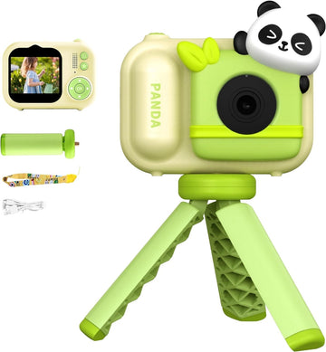 Panda-Design Electronic Camera with Tripod for Kids