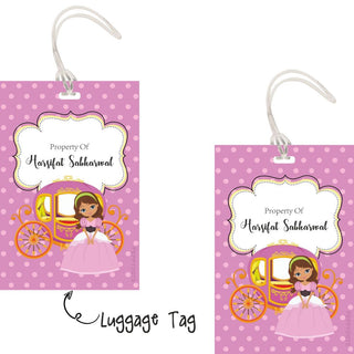 Luggage Tags - Cindrella - Pack of 2 Tags - PREPAID ONLY (Dispatch in 5-6 Days)