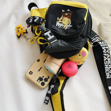 Pikachu Printed Crossbody Bag for Kids
