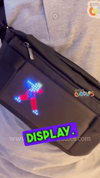 LED Display Crossbody Bag