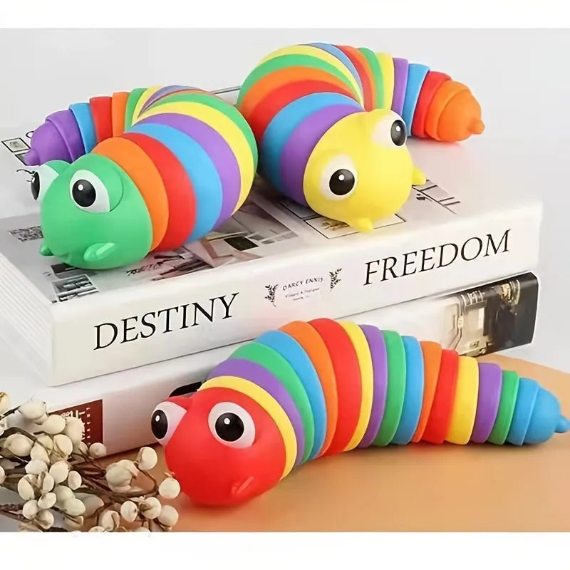 Caterpillar Design Fidget Toy for Kids Random