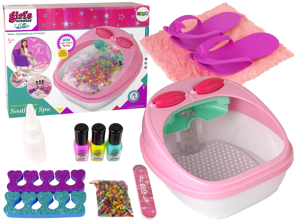 TingingYuli Kids Foot Spa Kit for Girls,Kids Manicure Pedicure Kit