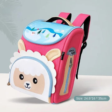 Animal Theme Fully Open Design Kindergarten Backpack for Kids