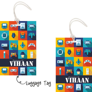 Luggage Tags - Gaming- Pack of 2 Tags - PREPAID ONLY (Dispatch in 5-6 Days)