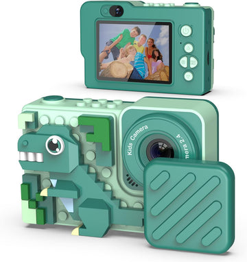 Dinosaur Blocks Design Electronic Camera for Kids