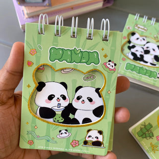 Mini Panda Spiral Diary