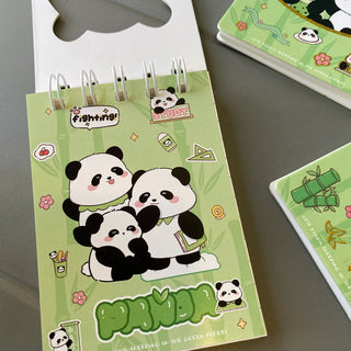 Mini Panda Spiral Diary