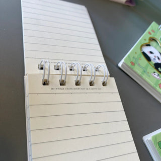 Mini Panda Spiral Diary