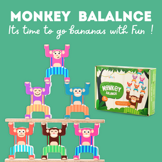 Cots and Cuddles Premium Quality Monkey Balance Toy for Kids