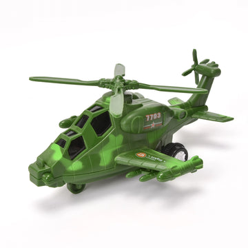 Military Helicopter Musical Toy