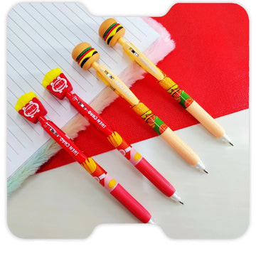 Cute Fast Food Design Topper Pencil for Kids 1pc