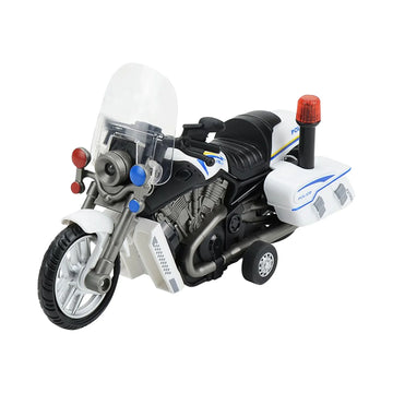 Friction Police Motorbike: Lights & Sounds Toy for Kids (1 pc)