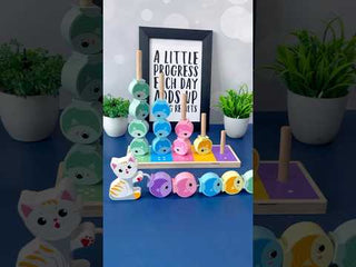 Pretend Play Counting & Lacing Set for Kids