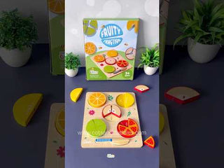 Pretend Play Fruit Fraction for Kids