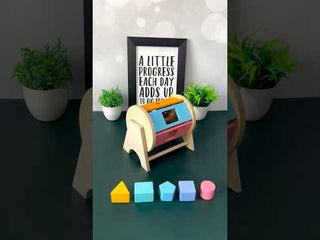 Spinning Wheel with Shape Sorter Toy