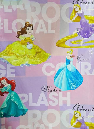 Beautiful Princess printed Gift Wrap- Set of 10