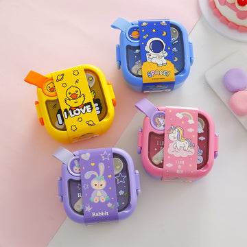 Cute Animal & Space Theme Lunch Box for Kids 750ml