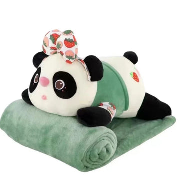 Panda Soft Toy with Blanket Inside