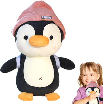 Penguin with Cap Soft Toy for Kids 1pc