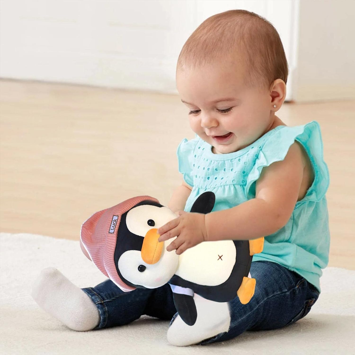 Penguin with Cap Soft Toy