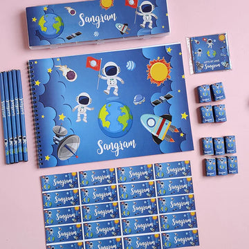 Personalized Stationery Set - Space (PREPAID ONLY)