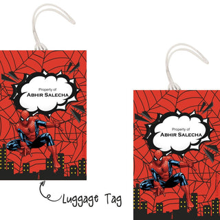 Luggage Tags - Spiderman - Pack of 2 Tags - PREPAID ONLY (Dispatch in 5-6 Days)