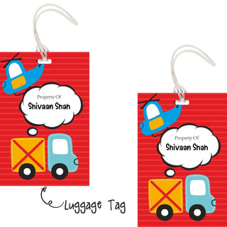 Luggage Tags - Transport - Pack of 2 Tags - PREPAID ONLY (Dispatch in 5-6 Days)