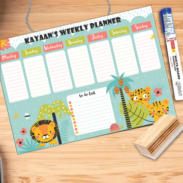 Personalized Weekly Planner - Tropical (PREPAID)
