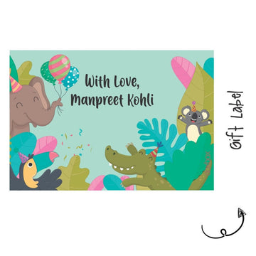 Gift Labels - Tropical Animals (24pcs) (PREPAID ONLY)