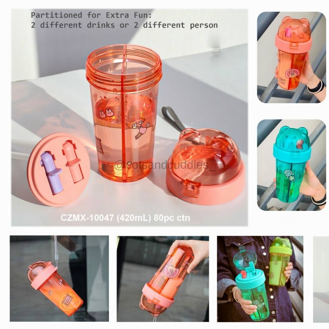 acrylic water bottle 420ml