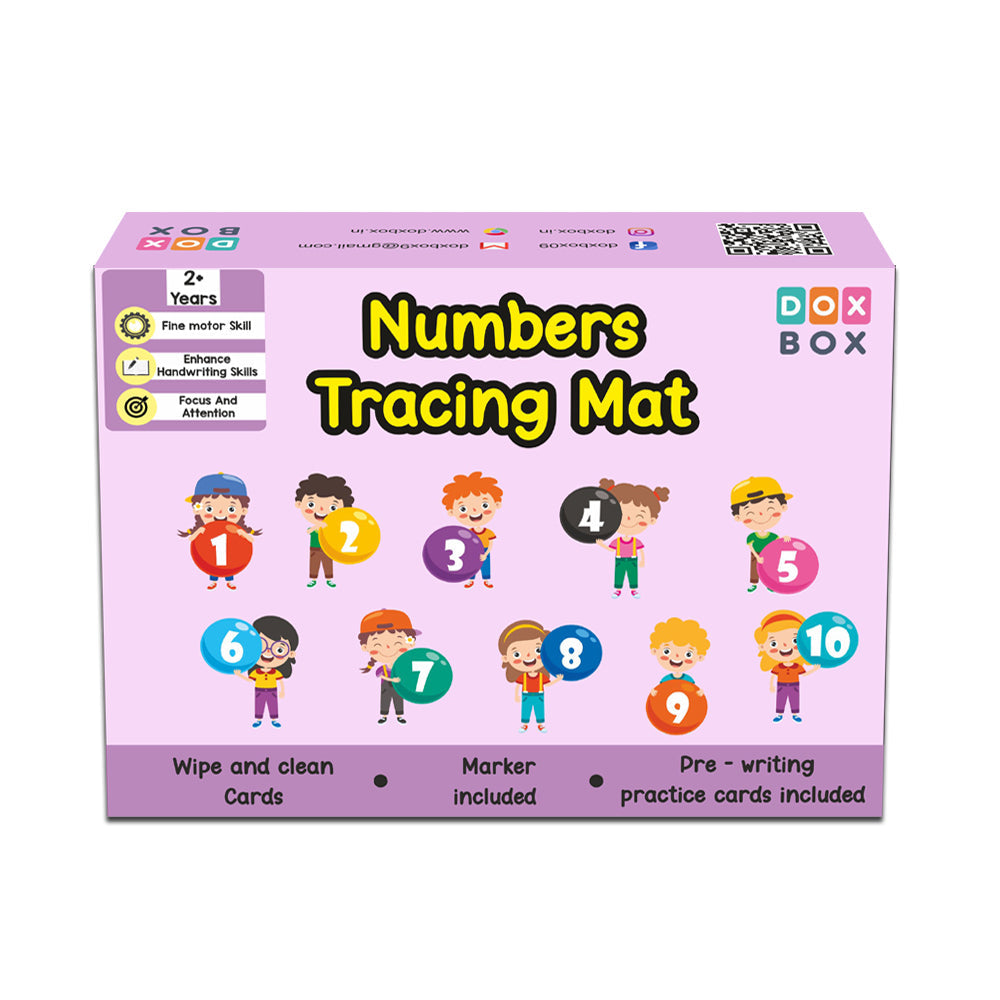 Numbers Rewritable Flashcards / Tracing Mats Cots and Cuddles