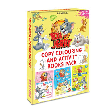 Tom and Jerry Copy Colouring and Activity Books (Pack of 3)