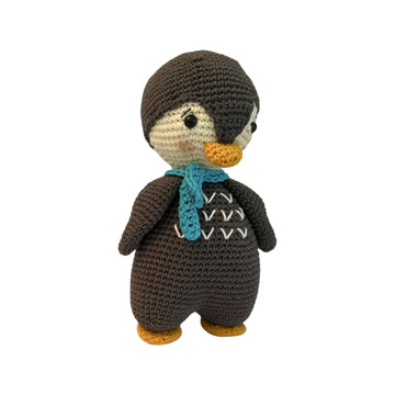 Cute Handmade Cotton Penguin Crochet Soft Squishy Toy for Kids & Toddlers Baby