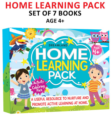 An Amazing Set of Home Learning Books For Kids Age 4+ (Pack of 7)