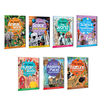 Children Encyclopedia Books for Age 5 - 15 Years (Pack of 7)
