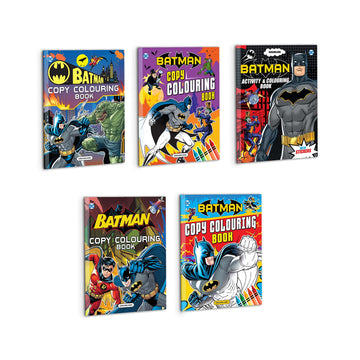 Batman Copy Colouring and Activity Books (Pack of 5)
