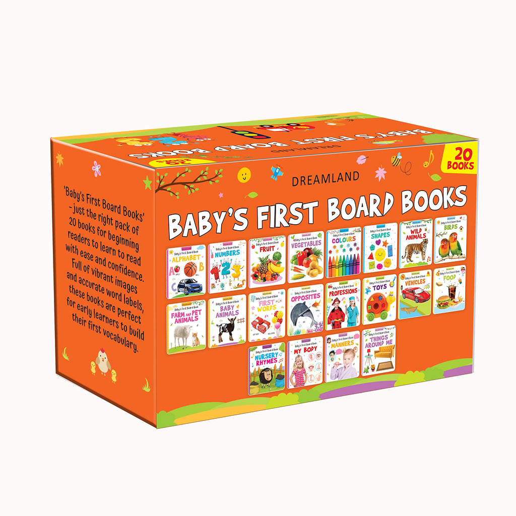 Baby's First Board Books (A Pack of 20 Books) Cots and Cuddles