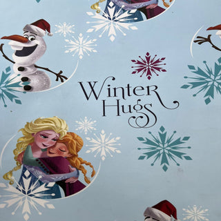 frozen printed gift wrap