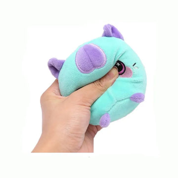 Cute Animal Faces Super Soft Squishy Rebound Plush Toy for Kids -1Pc
