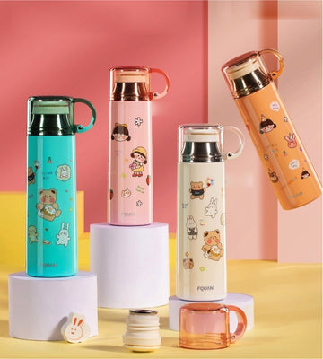 Candy Color Stainless steel insulated bottles with Drinking Cup - 520ml