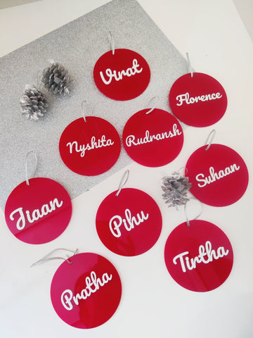 Personalized Christmas Ornaments 1pc (Prepaid Orders)