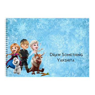 Personalised Sketchbook - Frozen (PREPAID) (Dispatch in 5-6 Days)