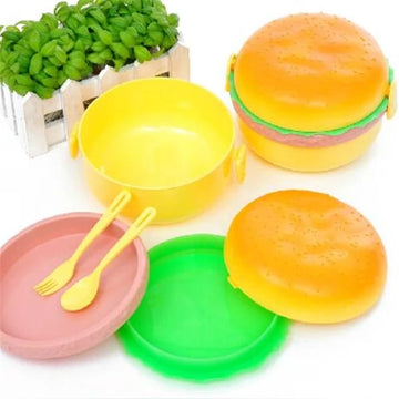 Burger Shape Lunch Box for Kids Lunch Box for Kids