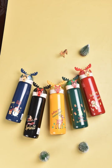 Christmas themed insulated Water Bottle  - ( 440ml )