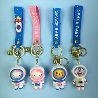 New Fancy Cartoon space 3D Keychain (Random Design)