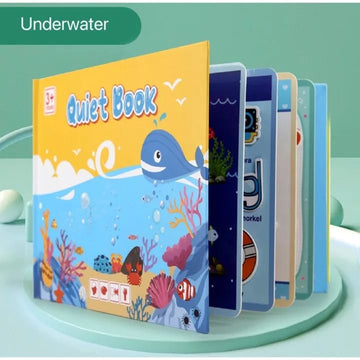 Under Water Sea World Quiet Book for Kids to Develop Learning Skills