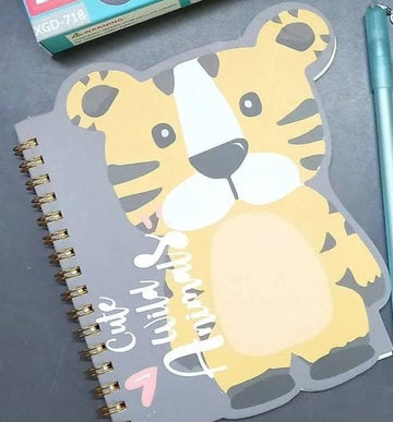 Baby Tiger Theme Mini Spiral Notebook Diary