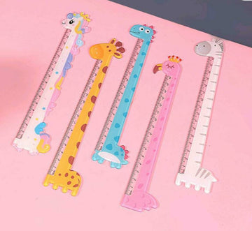 New Stylish Animal Theme 15 cm Plastic Ruler For School Student