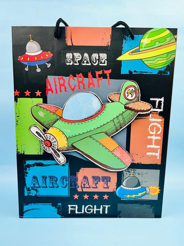Air craft themed Paper bags with 3D pop out (pack of 10)